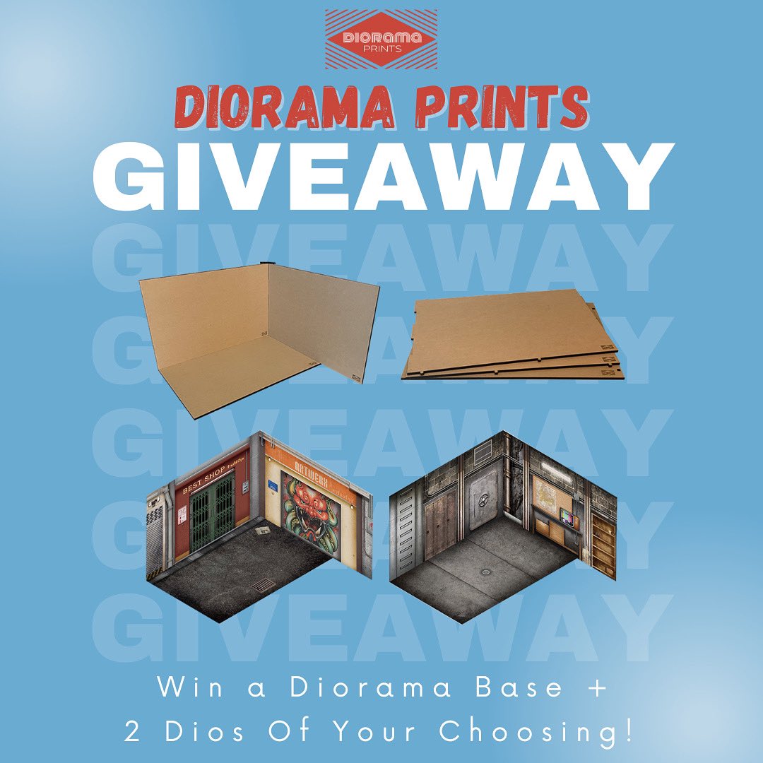 Win the Diorama Prints Starter Pack! Head over to our Instagram to enter! instagram.com/dioramaprints/