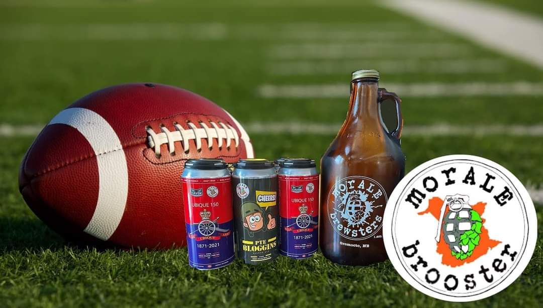 Ne manquez pas notre promotion du Super Bowl! Pour un temps limité, achetez n'importe quelle combinaison de 6 canettes de nos produits et obtenez un growler de CornFlake (cream ale) pour 5$ supplémentaires!