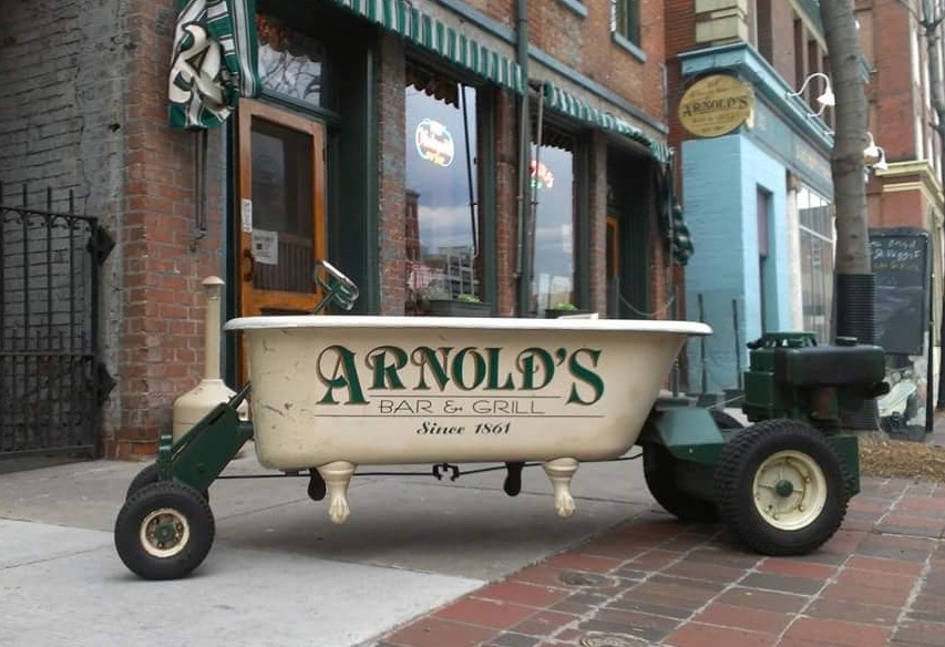 Arnoldsbar's tweet photo. @Skyline_Chili @TheMarkening We heard you guys were looking for a bathtub. https://t.co/38i76crZBe