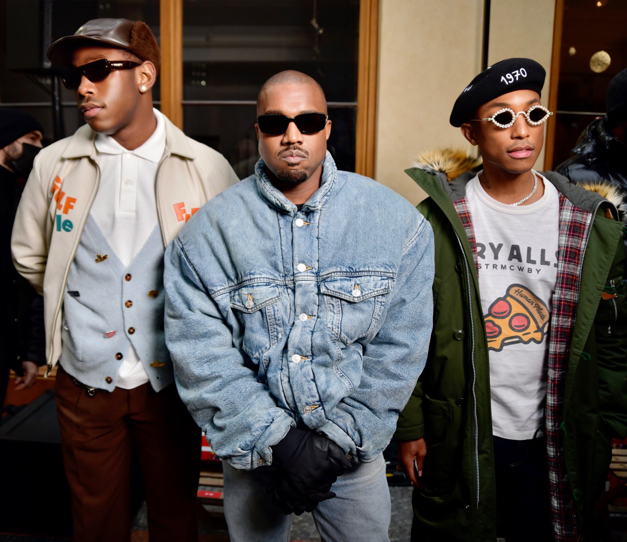 Pharrell, Tyler the Creator, Ye and More Stars Step Out For Men's Fashion  Week Paris