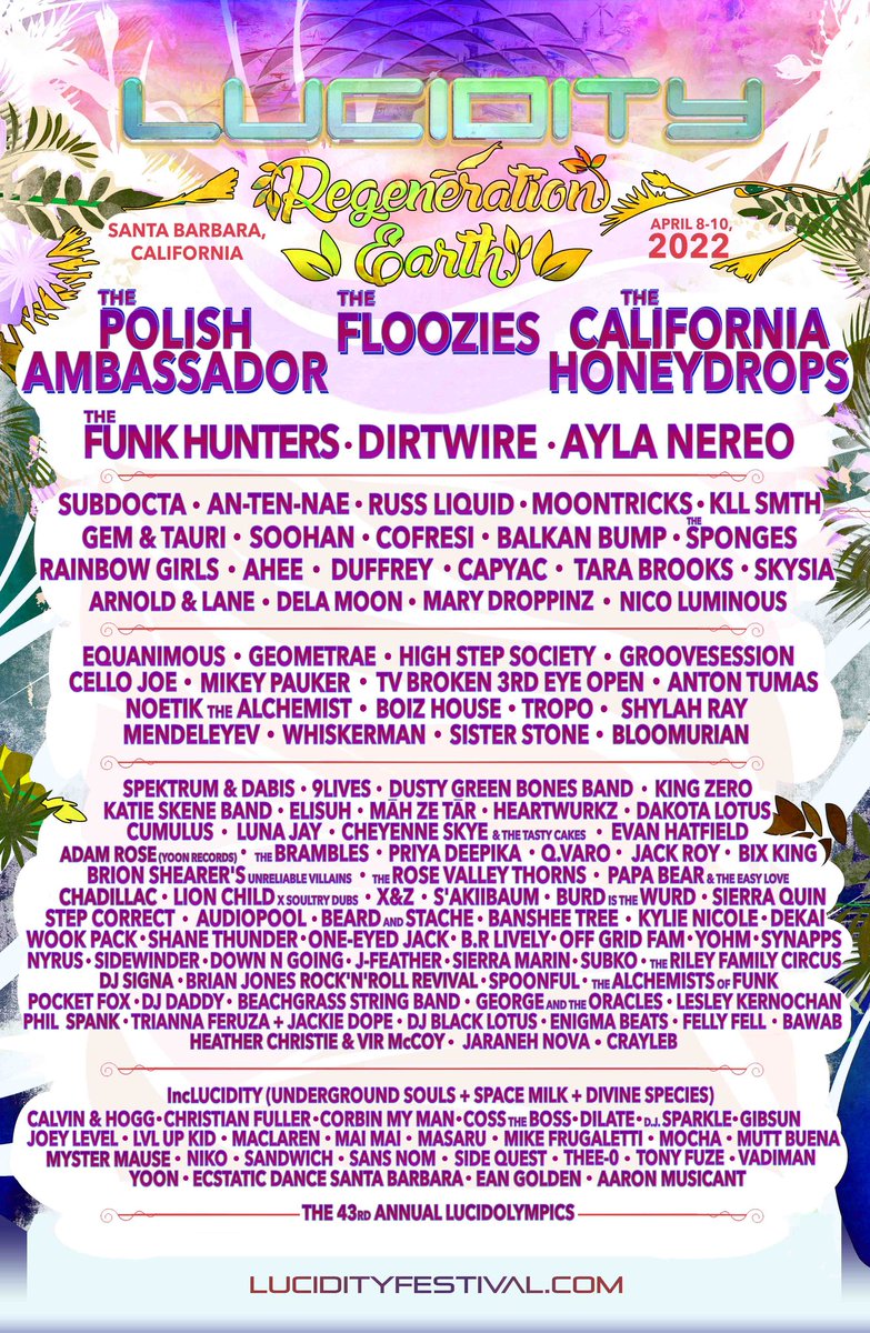 oneeyedjackvid1's tweet photo. LUCIDITY FESTIVAL 2022
One-Eyed Jack returns to the West Coast for their 2022 Spring Tour beginning at the Lucidity Festival in beautiful Santa Barbara, CA. Our performance is SAT April 9th @ 5:30 PM on the Dusty Barrel Stage. 
More West Coast dates TBA! https://t.co/xF2u6xIRtI