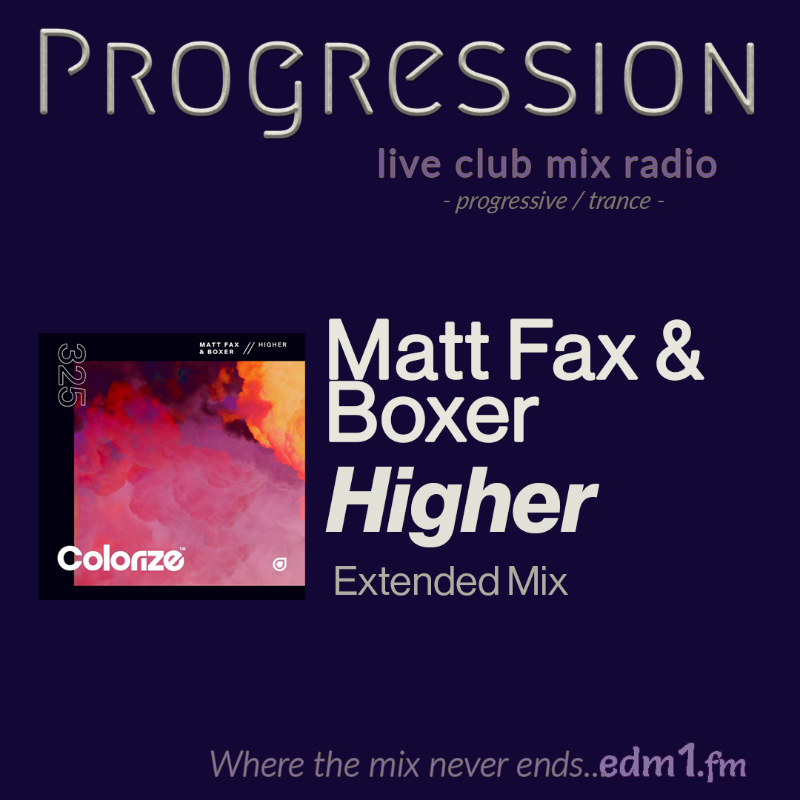 progression_1's tweet photo. Power prog from this collab

Matt Fax &amp; Boxer - Higher
[Extended Mix]

Colorize (Enhanced) @Colorize_Music
@mattfaxmusic    

#ProgressiveHouse
#WhereTheMixNeverEnds

Underground Progressive in a non-stop club mix.

And you haven't listened yet?? It's right here 👇👇