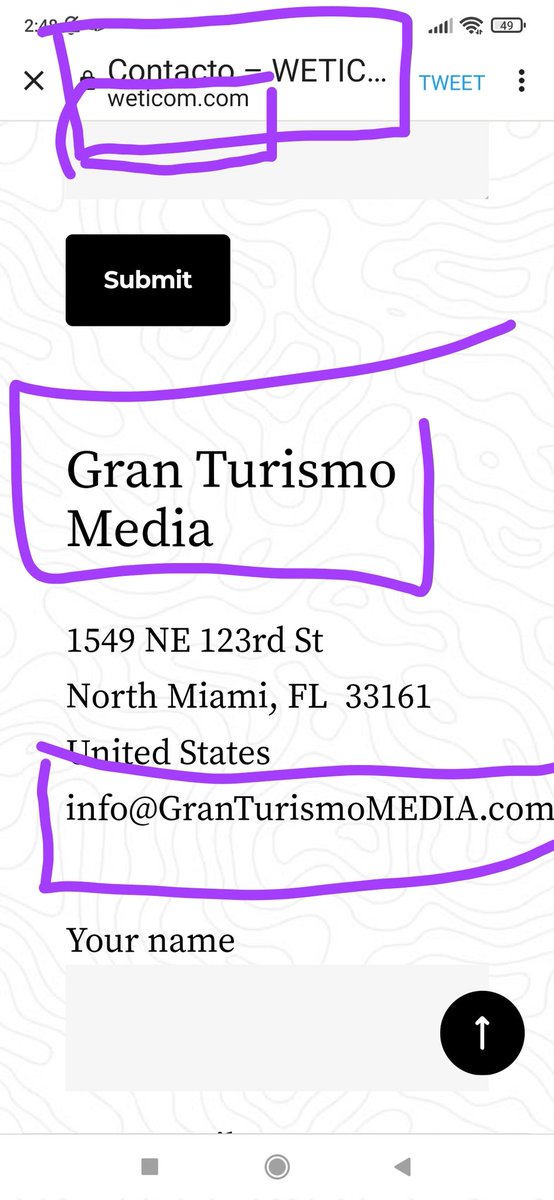 Os acordais que ayer hablé de Weticom (Que me tienen bloqueado sin haber JAMAS interactuado o dicho nada de ellos)?
Pues entré en la web... Os lo recomiendo... Es el nombre de la empresa .com
De momento, para contactar con ellos, adivináis donde hay que mandar un correo??