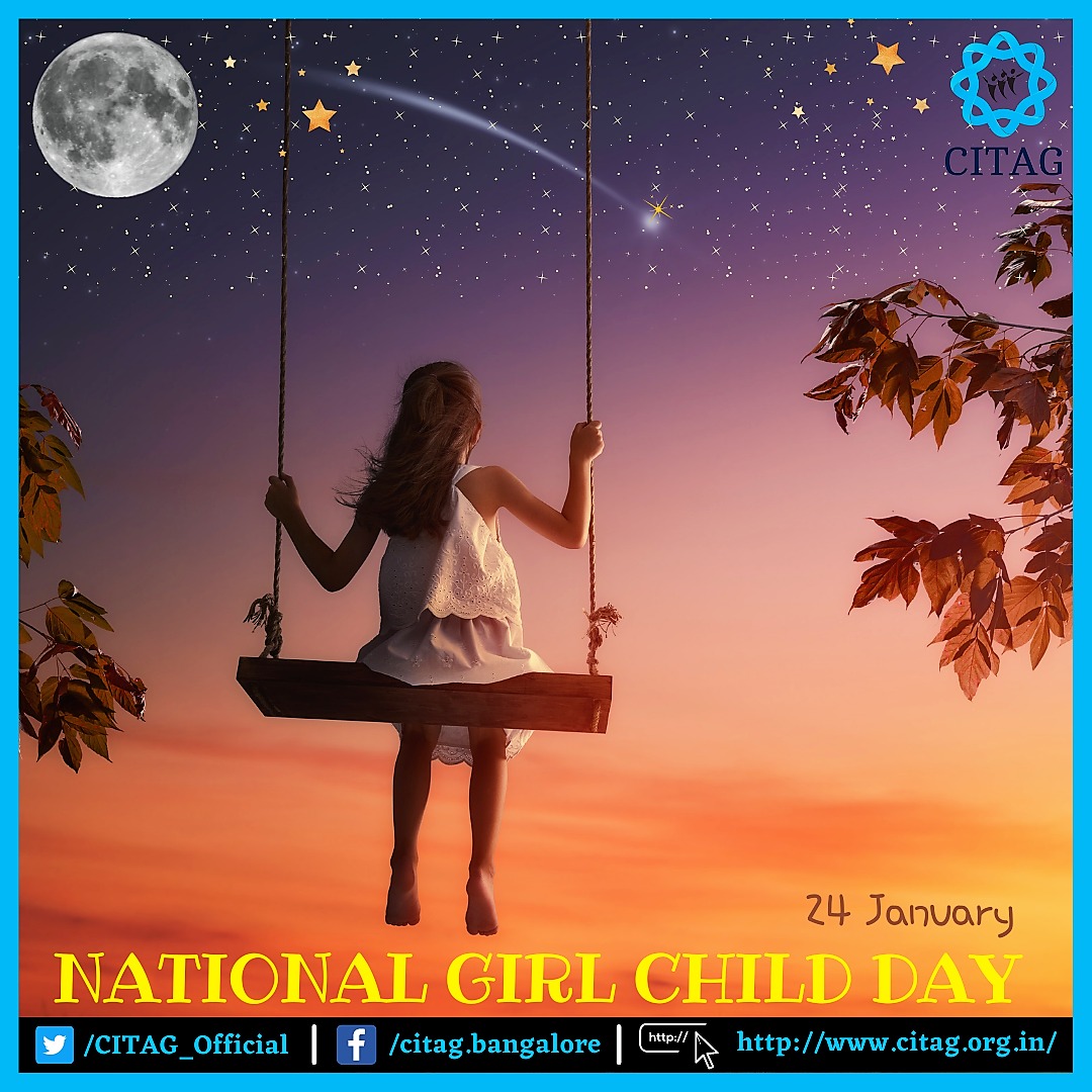 #NationalGirlChildDay 
Little girls with dreams become women with vision. Let us empower the future visionaries of our Nation.
<a href="/citaghelpline/">CITAG Covid Helpline BLR</a> <a href="/grovervj/">VIJAY</a> <a href="/MinistryWCD/">Ministry of WCD</a> <a href="/smritiirani/">Smriti Z Irani</a> <a href="/smileandshine20/">Deepa 🇮🇳</a> <a href="/PMOIndia/">PMO India</a> <a href="/CMofKarnataka/">CM of Karnataka</a> <a href="/ShouryArya/">Lt Colonel Pradeep Arya I.R.S. SHAURYA CHAKRA, VSM</a> <a href="/kmssons/">Deepak Shenoy | दीपक शेणै</a>  <a href="/sriAAA_/">Arun A Arya</a> <a href="/BBMPCOMM/">Maheshwar Rao.M, IAS</a> <a href="/DDChandanaNews/">DD Chandana News</a>