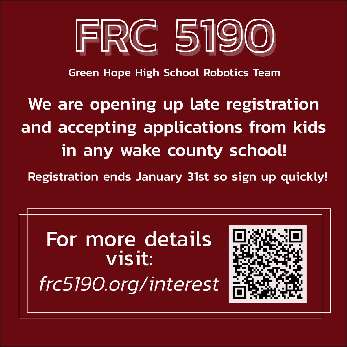 FRC 5190: Green Hope Falcons tweet media