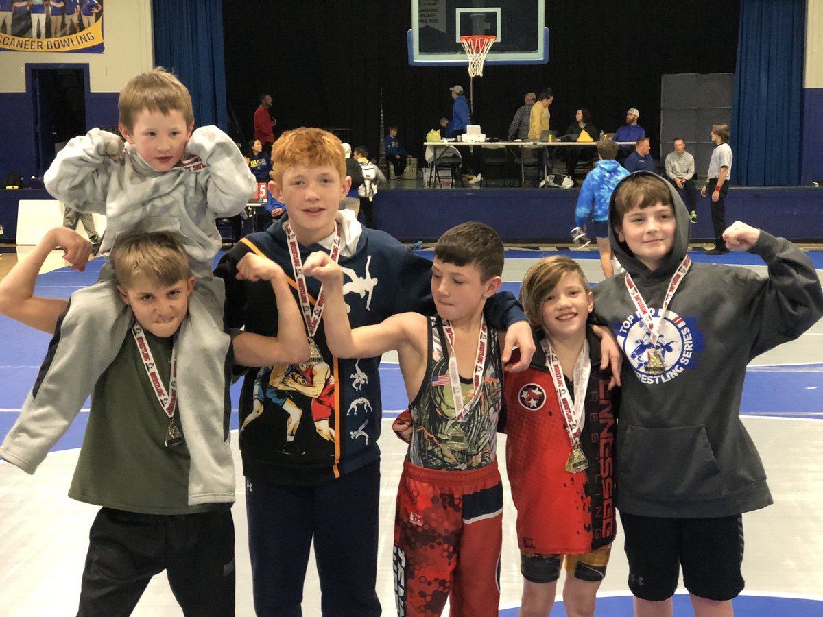Another great weekend for our youth wrestlers! All 6 placed down in Chattanooga.