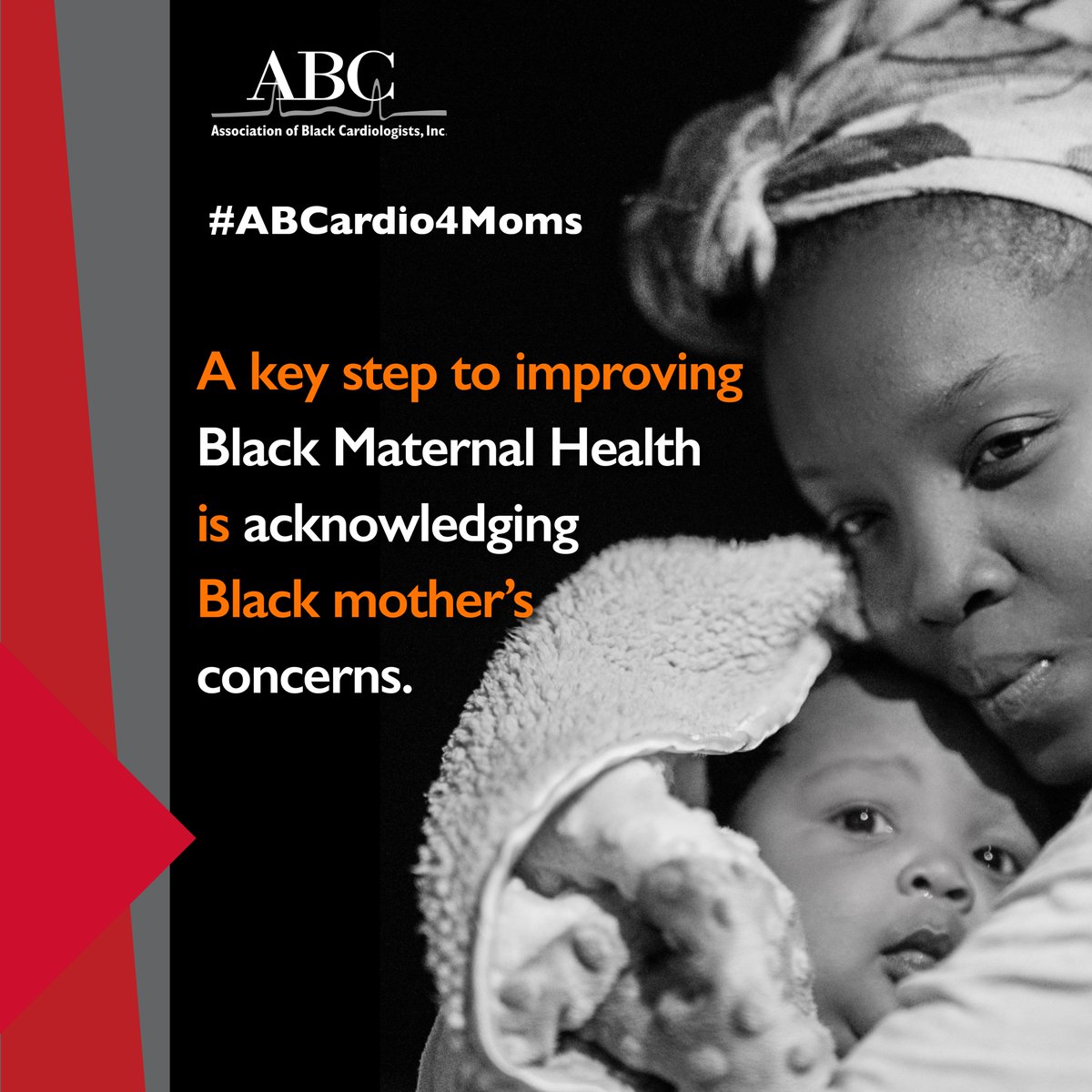 It can never 🐝 said enough: A 🗝️ step 2 improving #BlackMaternalHealth is acknowledging Black mothers' concerns. #MaternalHealthAwarenessDay #ABCardio4Moms
Learn more from an ABC position paper on importance of a collaborative care team 4 birthing POC: bit.ly/ABC4MOMS