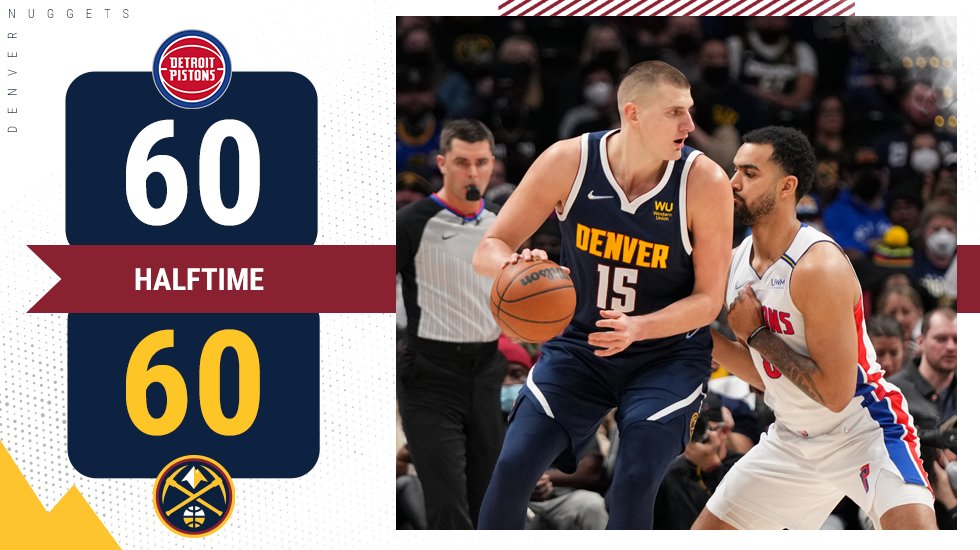 Pistons vs. Nuggets Playbyplay, highlights and reactions HoopsHype