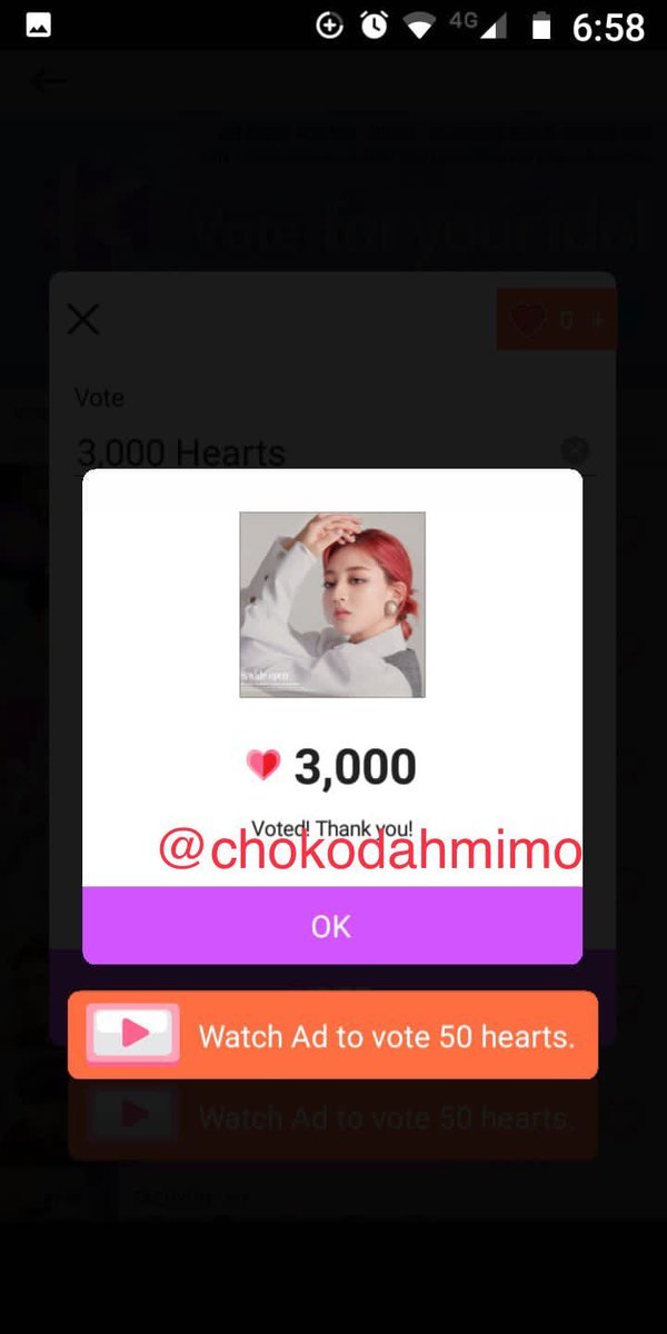 chokodahmimo's tweet photo. Hoy fueron +22k votos para Jihyo 😎#StarPicJihyo #OnceFury https://t.co/M7iymVPQFk