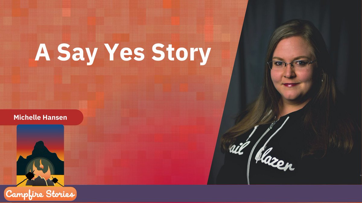 Don't miss the brand new episode of Campfire Stories, "A Say Yes Story" with <a href="/mehansen82/">⚡️ ☁️ Michelle Hansen ☁️ ⚡️</a> available on Monday, 24 January 2022!