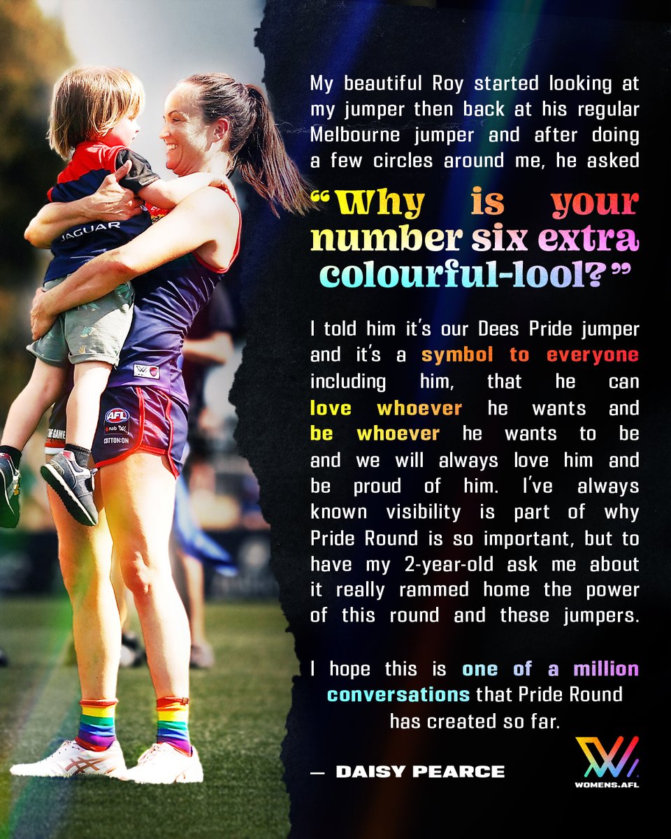 For anyone who questions why #AFLWPride Round matters.

This.

This is why.
