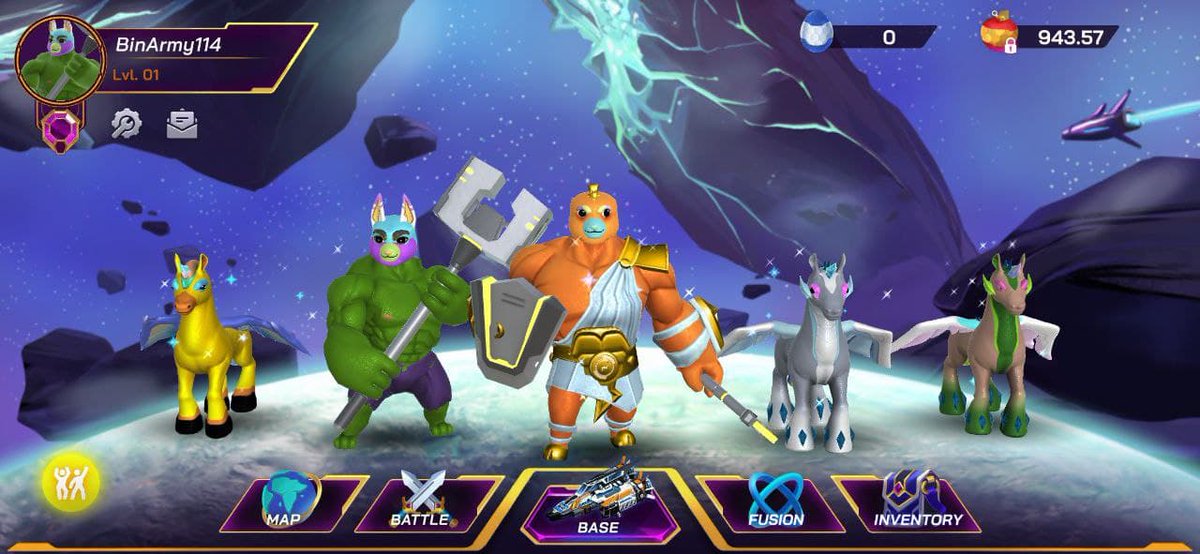 My favorite warrior, the team has reached Platinum SS13. Is there a men's fashion contest? #BinArmy $BIN #Binemon 🥰