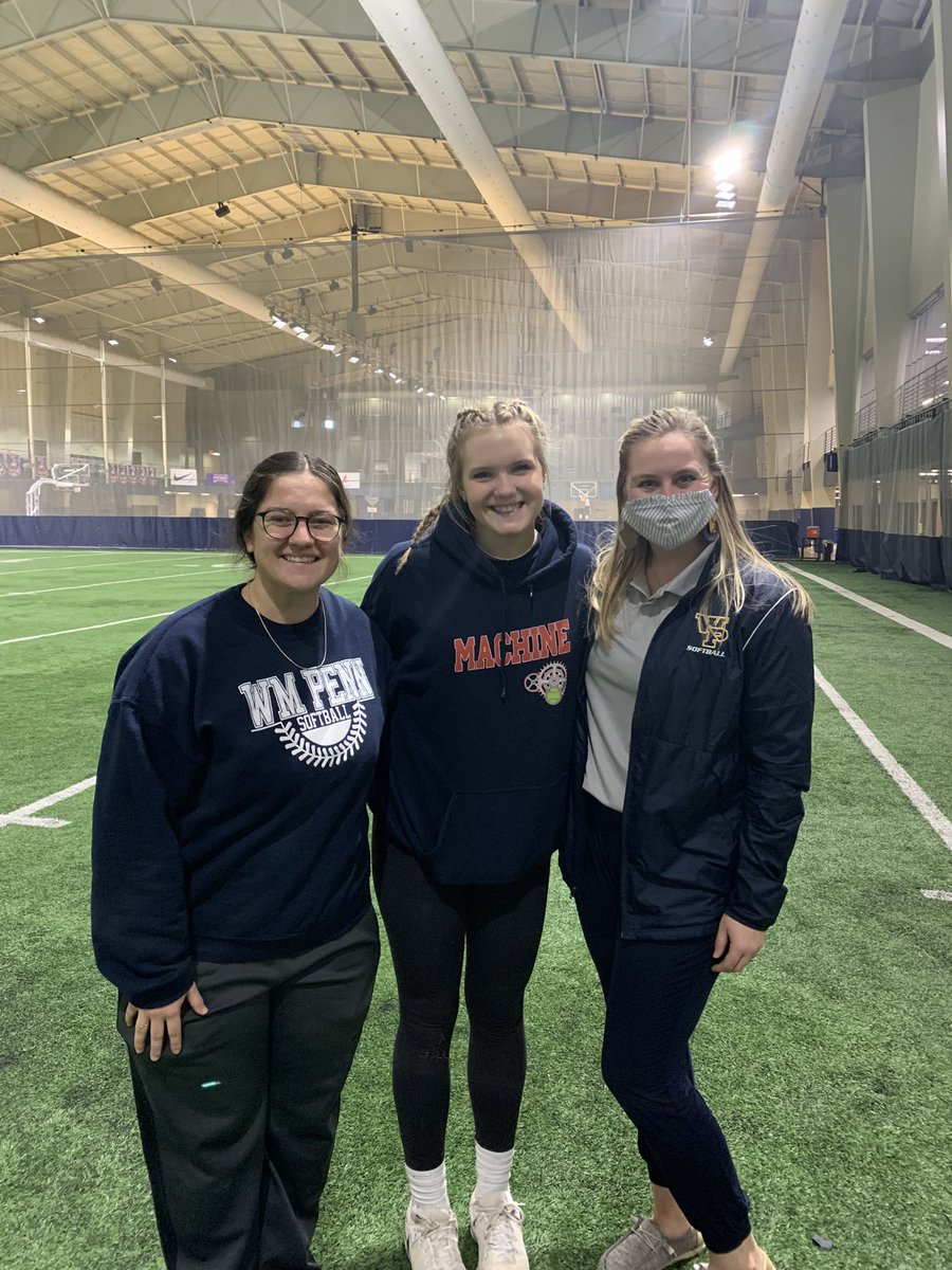 ameliameyerr's tweet photo. Thank you so much @WmPennSoftball for having giving me a tour of your campus and giving my the opportunity to come to your camp to talk to the players on the team! Super fun and I loved it! https://t.co/AIsYkZwOzY
