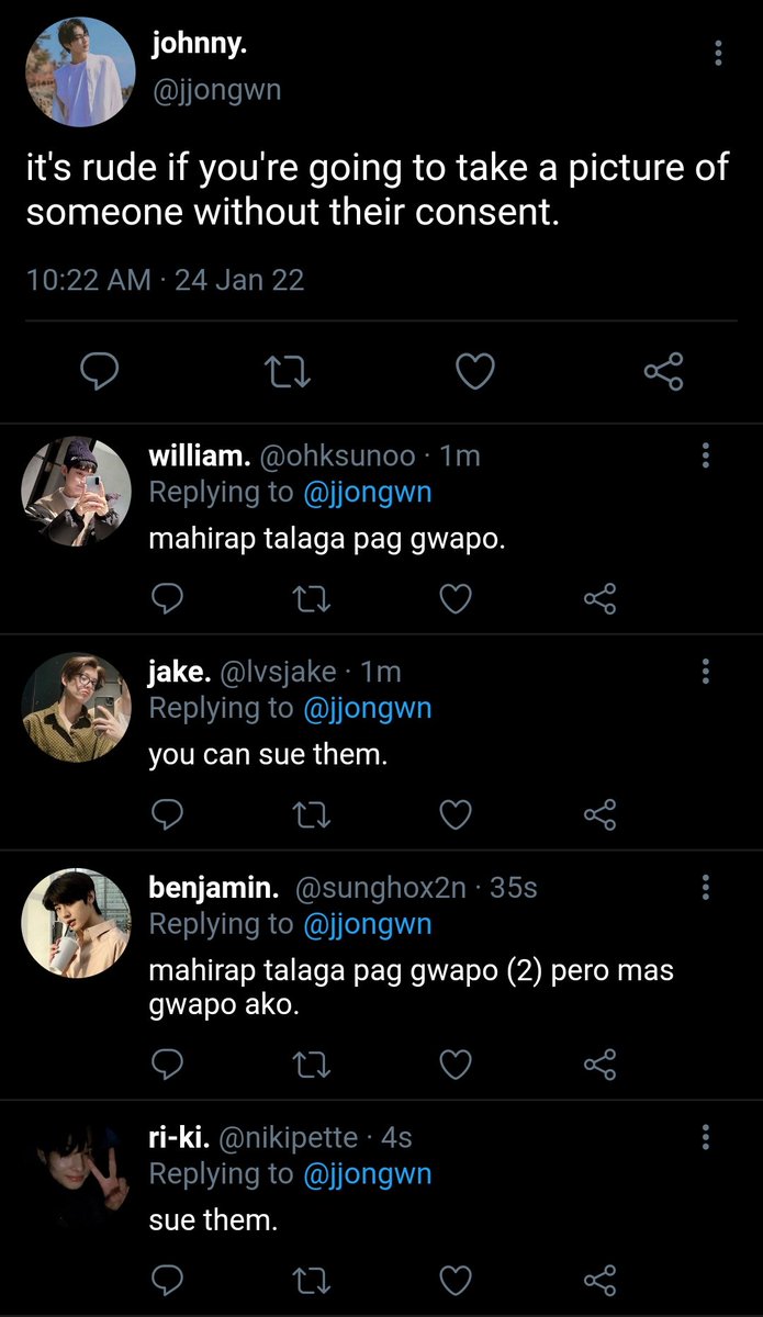 JAYWNCHIVES's tweet photo. yjw x oc : padayon au. 

sunrise (oc) and her friends had a party last night and she's experiencing a massive hangover and not planning to attend her first day as a third year, until her friend send a picture of a first year student. https://t.co/RpZFueuD1h