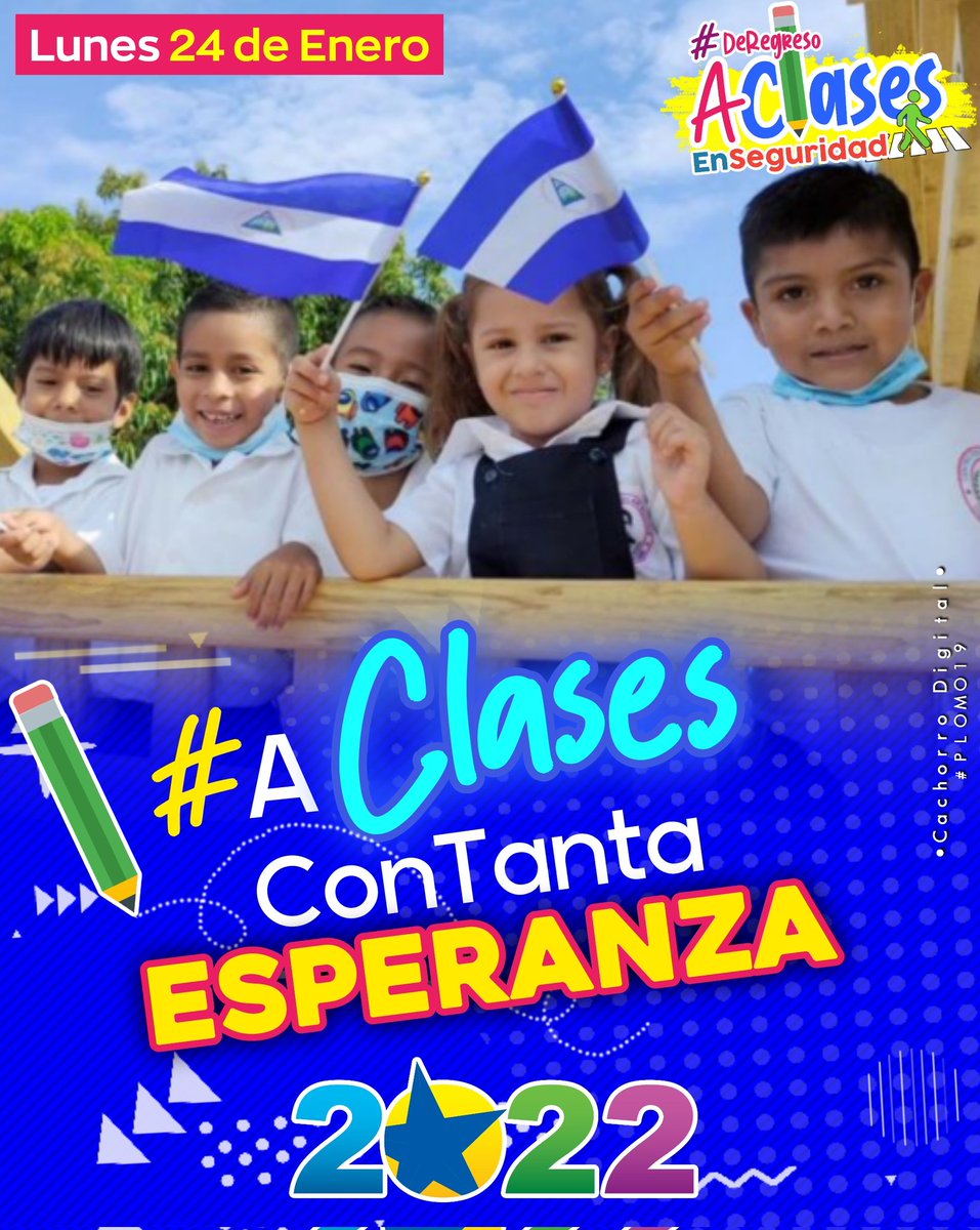 Gracias a nuestro Gobierno por promover la educación en el país al alcance de todos
#ACLASESCONTANTAESPERANZA