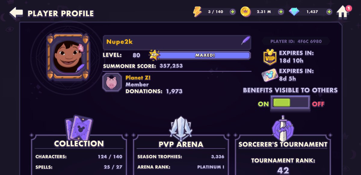 nupe2k's tweet photo. @SorcerersArena please help gargoyles tower is broken.  I can not auto complete or click on any level. I have had 120 energy stuck.

Player ID is 4f6c 6980
NUPE2K https://t.co/VeZbAKJowt