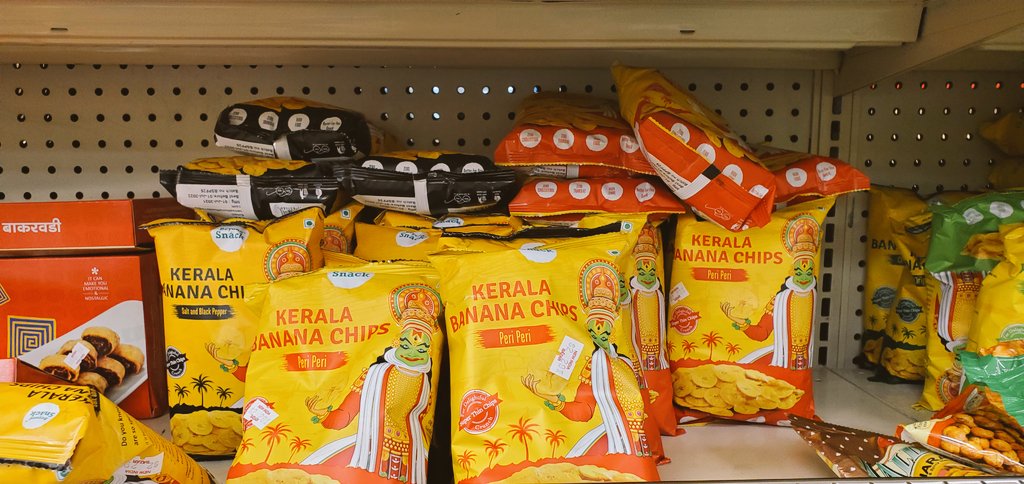 deepak_nema's tweet photo. #beyondsnack Good to see Kerala Banana Chips in Pleasanton, California grocery store. Well done @beyondsnack taste is good as you have described in #SharkTankIndia show. Way to go, cheers! https://t.co/5t1swTt6vP
