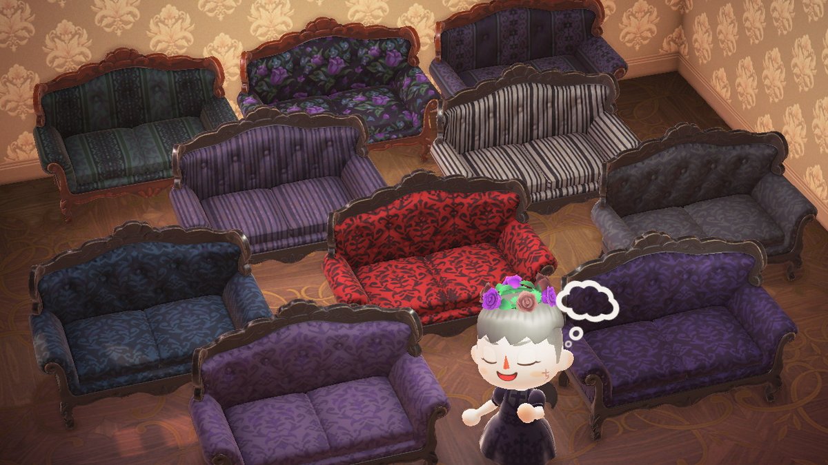 skeletontape's tweet photo. What if I actually finished some designs...? :o

Been playing again, and decided these fabric patterns are hogging too many of my design slots. Uploads: imminent.
#ACNH https://t.co/dPBKjootDc