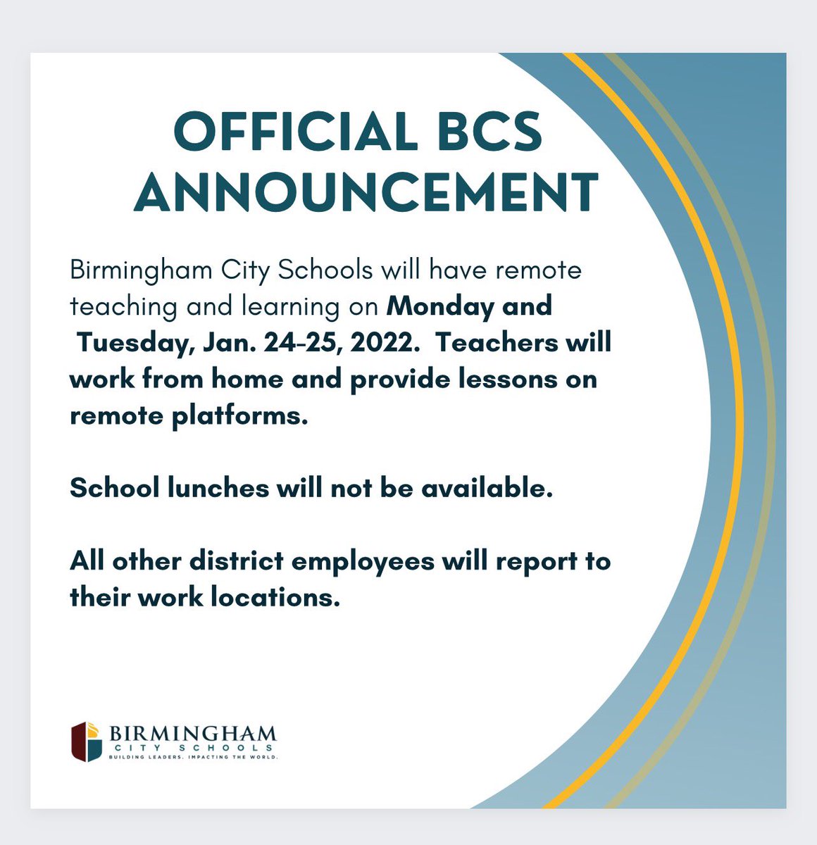 Birmingham City Schools🎓 (@bhamcityschools) on Twitter photo  Birmingham City Schools🎓 (@bhamcityschools) on Twitter photo