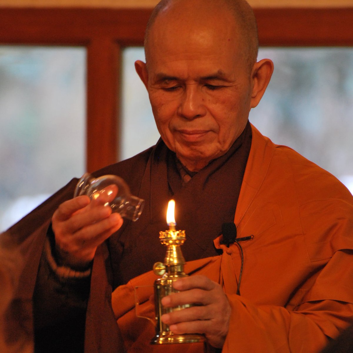 TNHFound's tweet image. "This body of mine will disintegrate, but my actions will continue me. If you think I am only this body, then you have not truly seen me. When you see someone walking with mindfulness and compassion, you know he is my continuation."

- Thich Nhat Hanh, At Home in the World