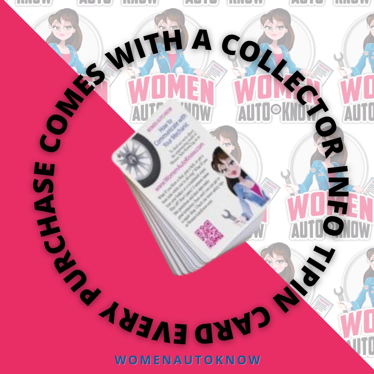WomenAutoKnow's tweet photo. #NewMerch #TipinCards #CollectIt #WomenAutoKnow https://t.co/cKlY4N4Q9o