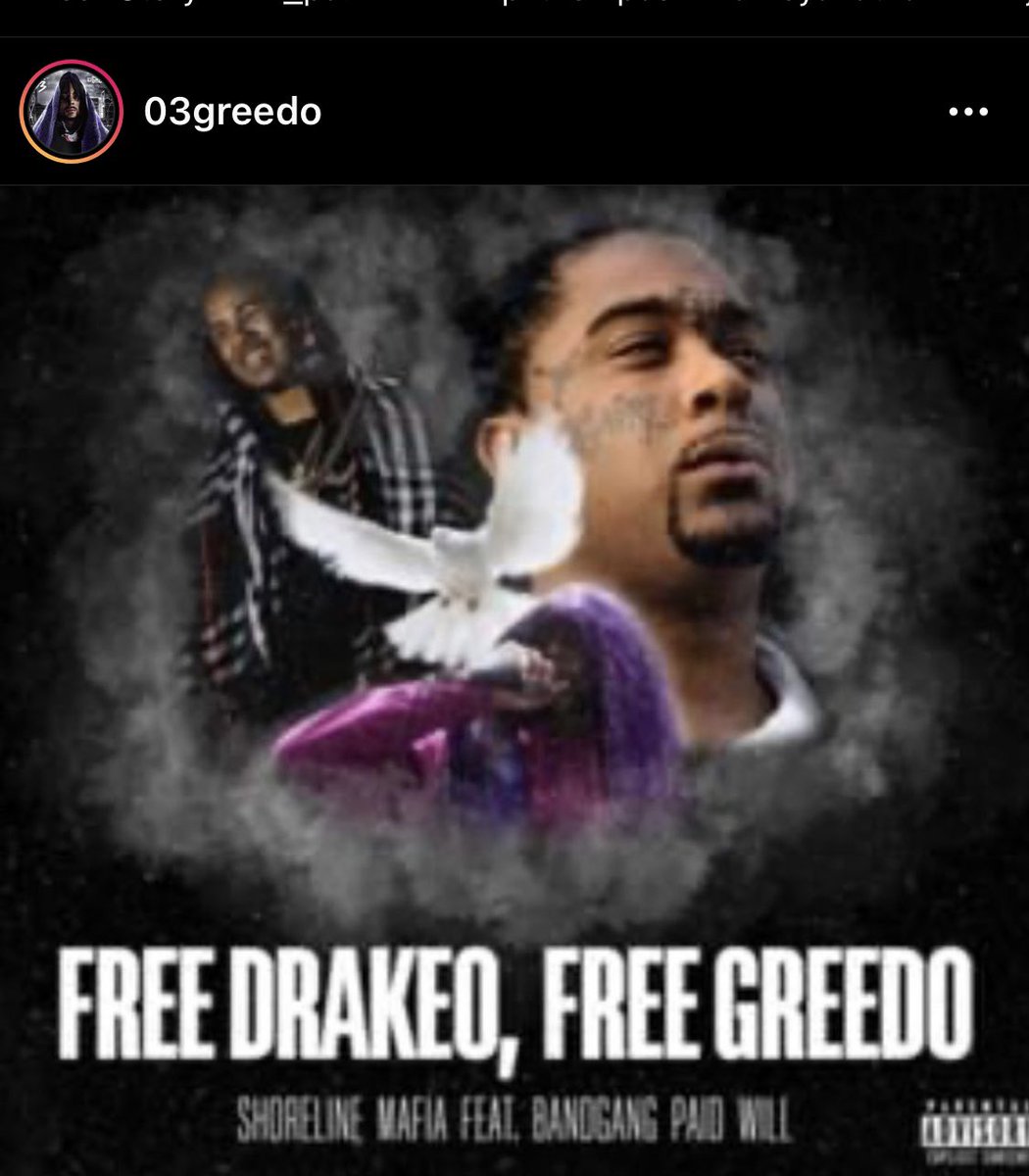 Passionweiss's tweet photo. This Greedo tribute to Drakeo is just devastating. #FREE03 #LONGLIVETHERULER https://t.co/vlPneQPx14