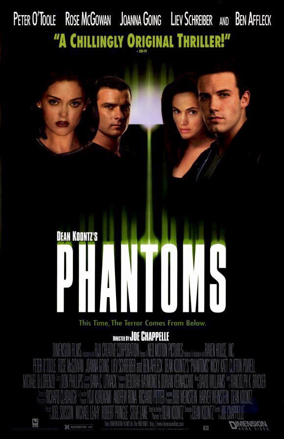FilmNewsNos's tweet photo. 🎬MOVIE HISTORY: 24 years ago today, January 23, 1998, the movie ‘Phantoms’ opened in theaters!
#PeterOToole #RoseMcGowan @joannagoing1 #LievSchreiber #BenAffleck #NickyKatt #CliftonPowell #RickOtto #ValerieChow #AdamNelson #JohnHammill https://t.co/hpBsZPgoOI