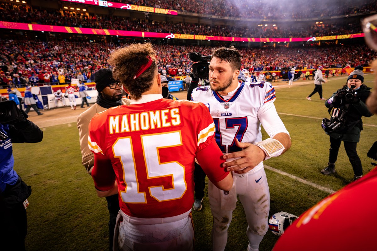 All we can say is thank you.

<a href="/PatrickMahomes/">Patrick Mahomes II</a> | <a href="/JoshAllenQB/">Josh Allen</a>