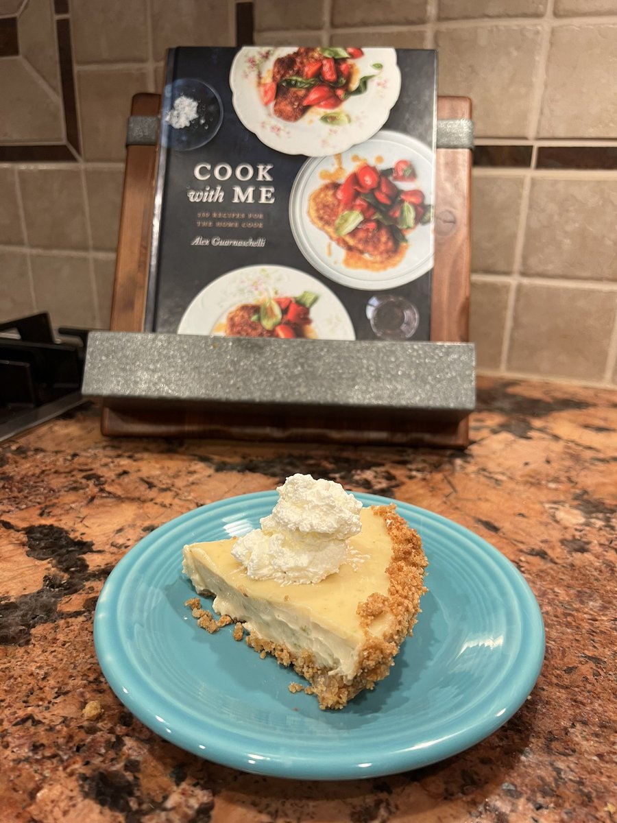 Key Lime Pie for National Pie Day! #aliandalex #ICAG #COOKwithME #Cookbook #NationalPieDay #homemadewhippedcream #homemadecarmel