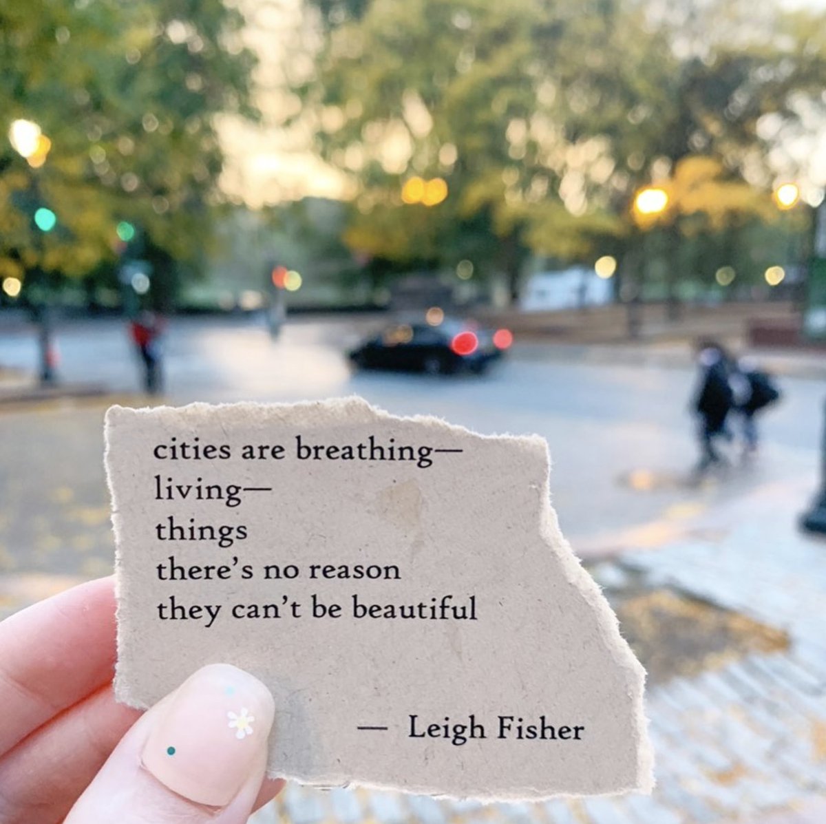 Whenever I hear people call NYC disgusting, I know that they aren't entirely wrong. Subways are gross sometimes. Rats are a pretty common sight.

But that's not the only side of the city. There are so many beautiful places, kind people, and so much to do and see.

#poetry #NYC