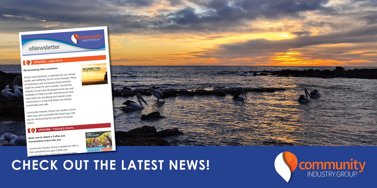 CommIndGroup's tweet photo. The latest newsletter is out now! It is full of community service news and events, positions vacant and professional development opportunities. 
https://t.co/TF9vEvAOLF 

To subscribe: 
https://t.co/HJ5r27cC2S 

#communityservice #news #newsletter https://t.co/NQbwl5c7mW