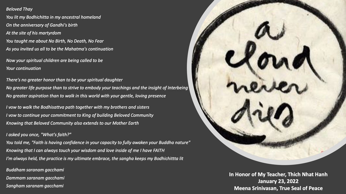 Honoring my beloved spiritual teacher, Thich Nhat Hanh ♥️ #Thay #Mindfulness #Buddhism #ThichNhatHanh