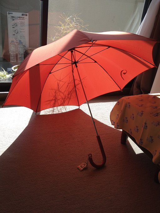 傘干すの忘れてた。 