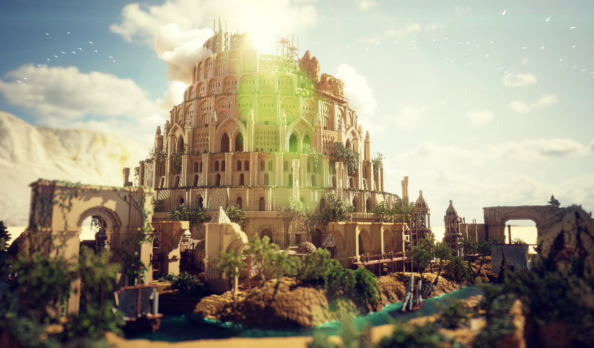 CryptoCitiesNFT's tweet photo. Babel will be coming to auction in 12 hours! https://t.co/PNbdXElHRy