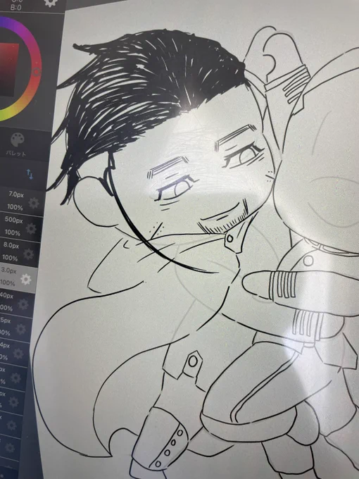 今はトレス素材使ったお絵描きで精一杯だあ。お仕事行って来まーす😊✨💕 