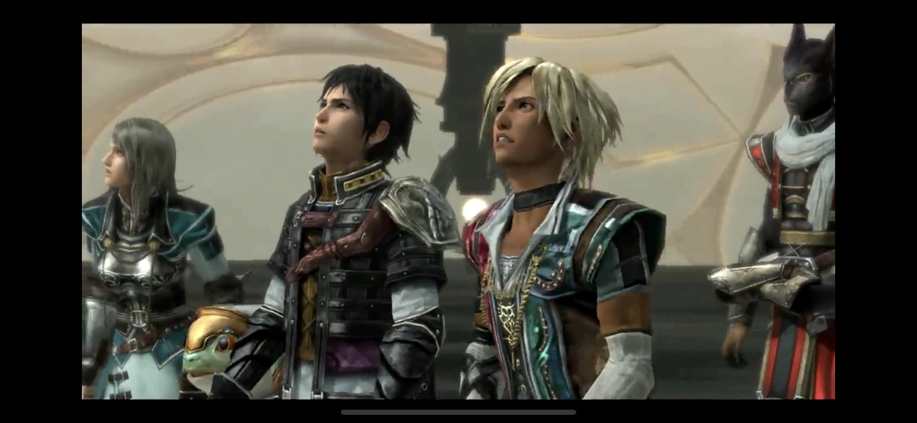 ぼいぼ J やっとラストレムナントを全クリしました 普通に感動してしまった 結構昔のゲームなのに戦闘時の迫力が凄まじかった 毎戦闘ごとに思い入れのある18人が敵に向かって突撃するシーンは圧巻 みんなが細々助け合ったり喋ったりするのも楽しい