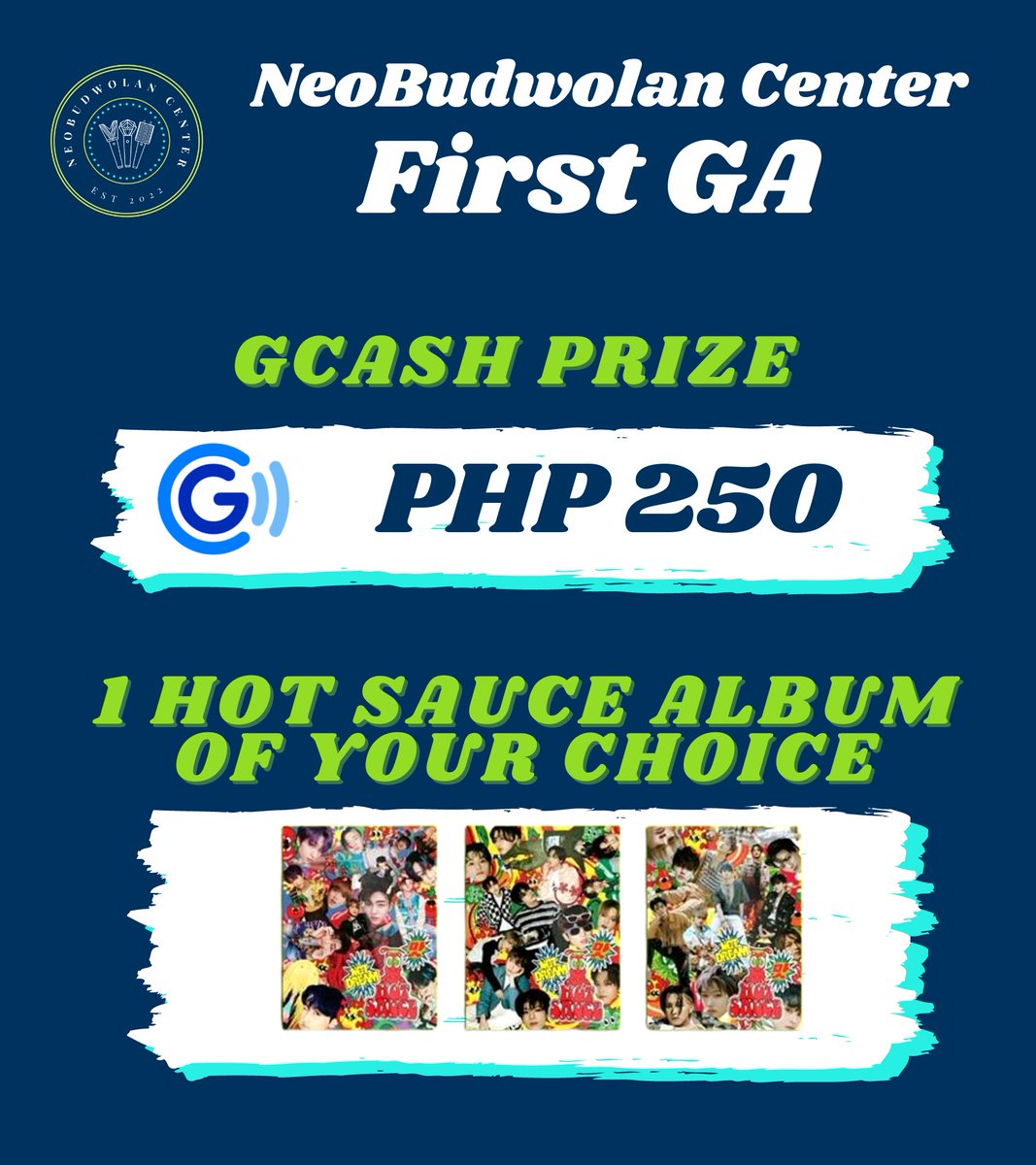 PH GA | FIRST GA | NCT DREAM
#NeoBudwolCntr1stGA

Prizes: 
Php 250 via GCash
Hot Sauce album

- Follow our account
- Like and RT
- Reply:

CONGRATULATIONS NCT DREAM SMA BEST ALBUM

#엔시티드림_최고앨범상_축하해
#NCTDREAM_SMA_BESTALBUM #NCT_DREAM 
<a href="/NCTsmtown_DREAM/">NCT DREAM</a>

* ends Jan 26