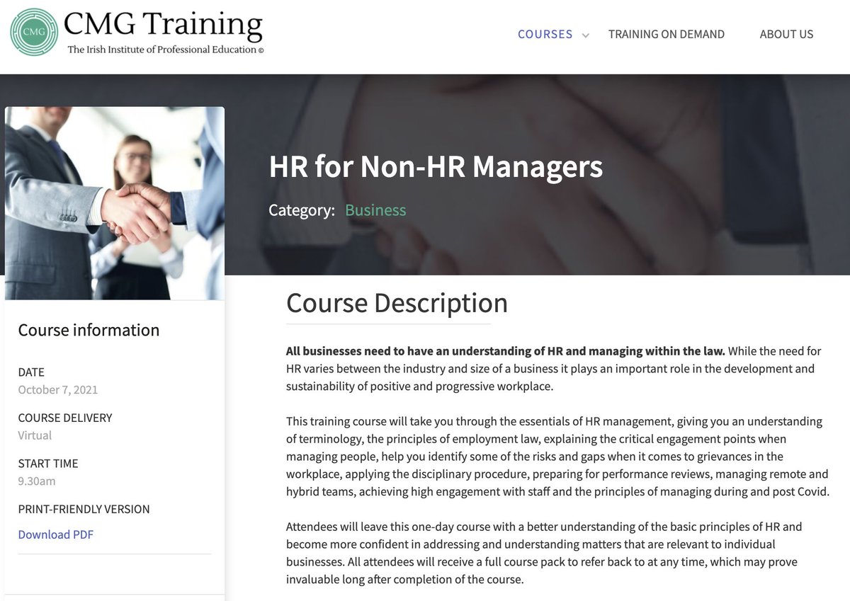 VoltedgeHR's tweet photo. HR for Non-HR #Managers Course with Voltedge CMD Fredericka Sheppard and @cmg_events_irl. The course is designed for business owners &amp; managers that require a basic knowledge of #HR without having a full background in the subject. Click here to register: https://t.co/9sacgGOhzU https://t.co/Fp0rFcTtdi