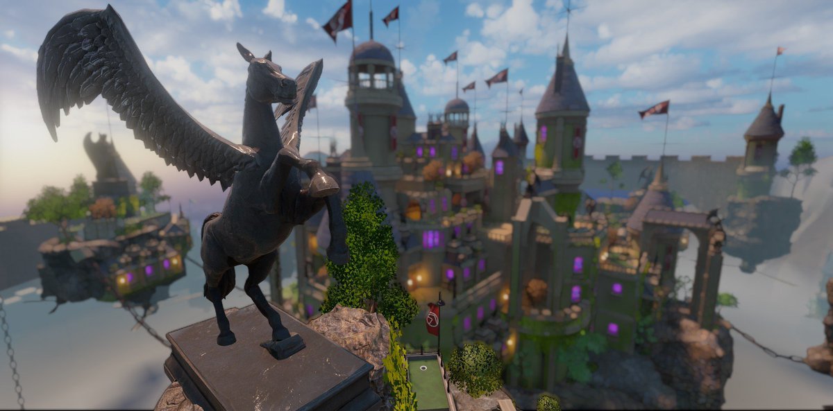 mshee32's tweet image. Check out @EagleOneDevs new @sboxgame minigolf map Chateau, its pretty swag.