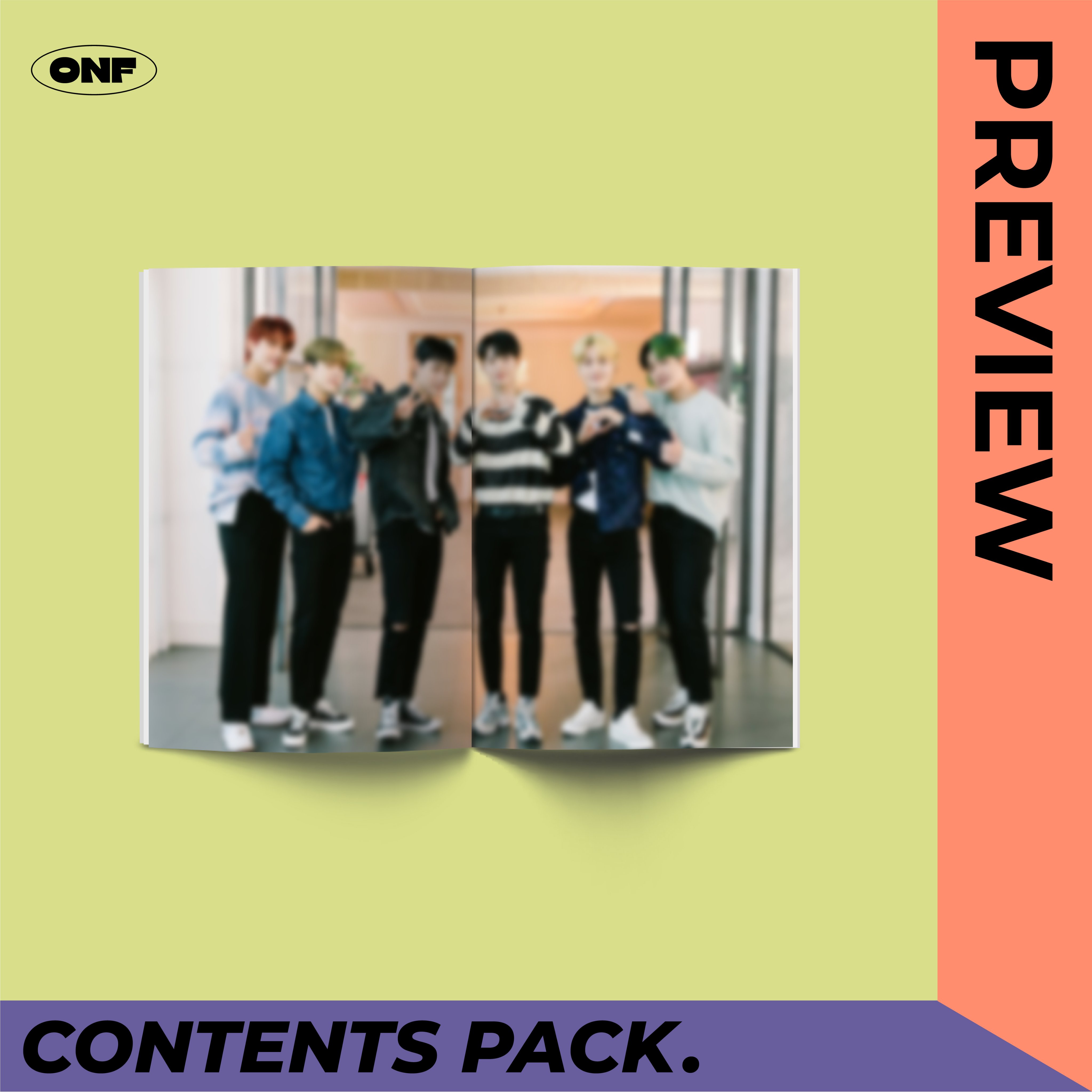 ONF WONDERWALL フォトブック onf wonderwall Photobook Hyojin ID Photo Letter Ticket | eBay