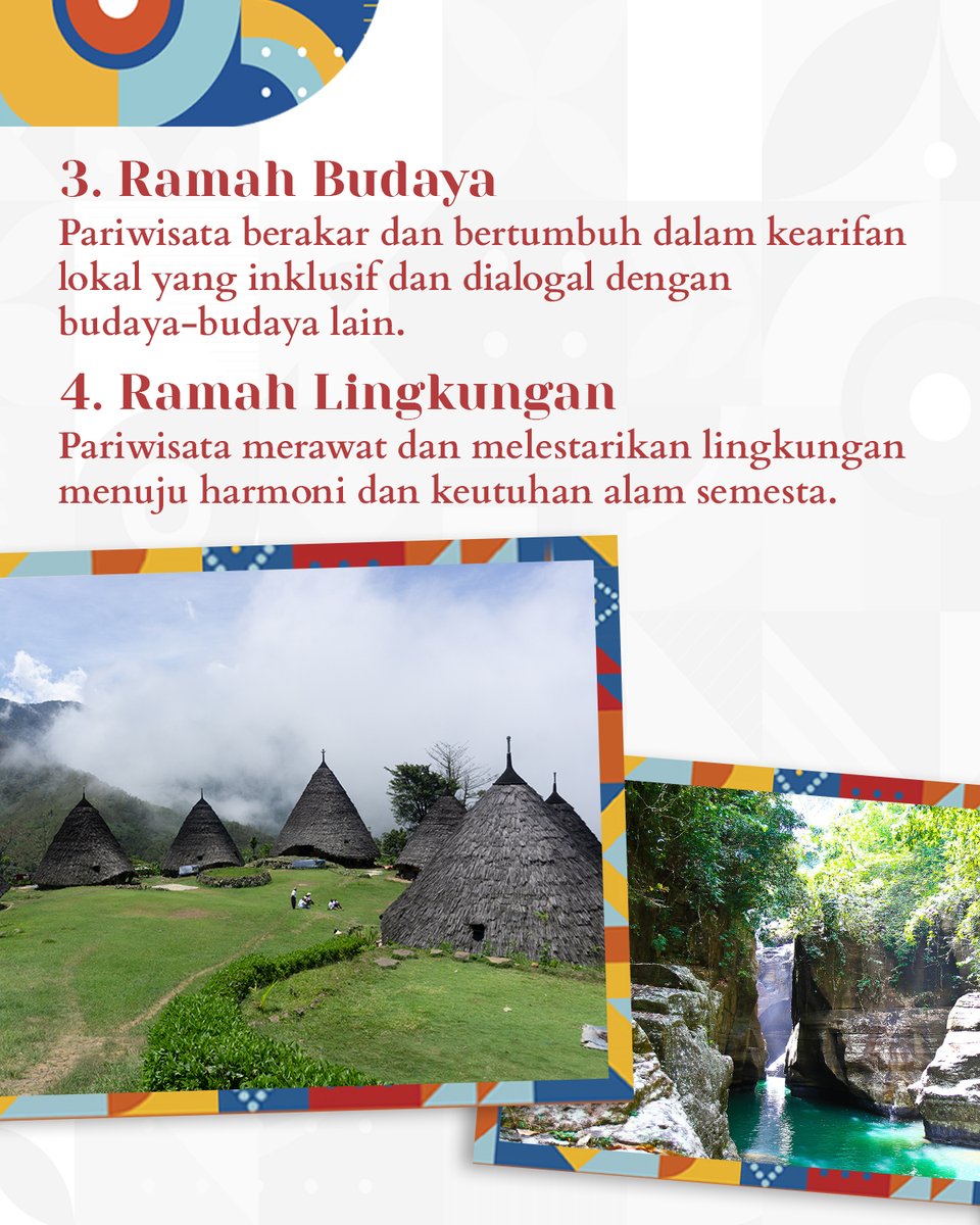 bpolbf's tweet photo. Melalui 7 Ramah, sebuah prinsip yang digaungkan oleh Sinode III dan Mgr. Siprianus Hormat, Gereja Keuskupan Ruteng dengan prinsip pariwisata holistiknya dicanangkan dapat mendukung kesejahteraan manusia yang utuh dan terintegrasi dengan keutuhan ciptaan. https://t.co/IRh1fCcJvC