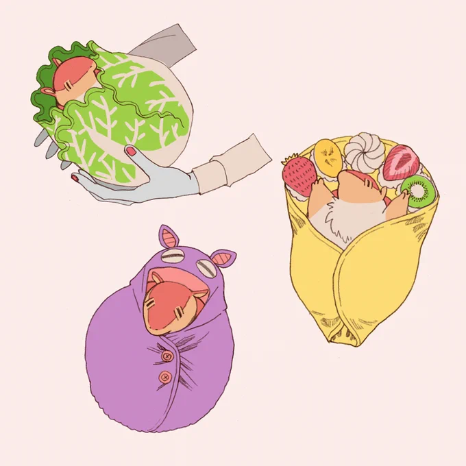おくるみマジロのジョン 