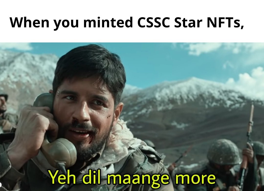 AmeyBand4's tweet image. Don’t miss this opportunity to be a part of India’s historic 10k PFP NFT project by @cssclub_  &amp;amp; @WazirXNFT
 
Go &amp;amp; mint your Star right away @ mint.css.club 

#10kPfpProject #CSSclub #MintAStar #WazirXNFT #Meme #WAGMI2022 #BAYC