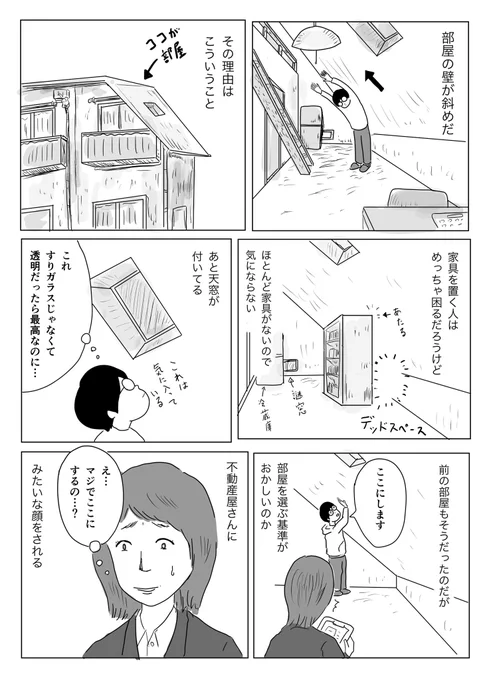 屋根裏部屋みたいな感じです

#1Pマンガ 