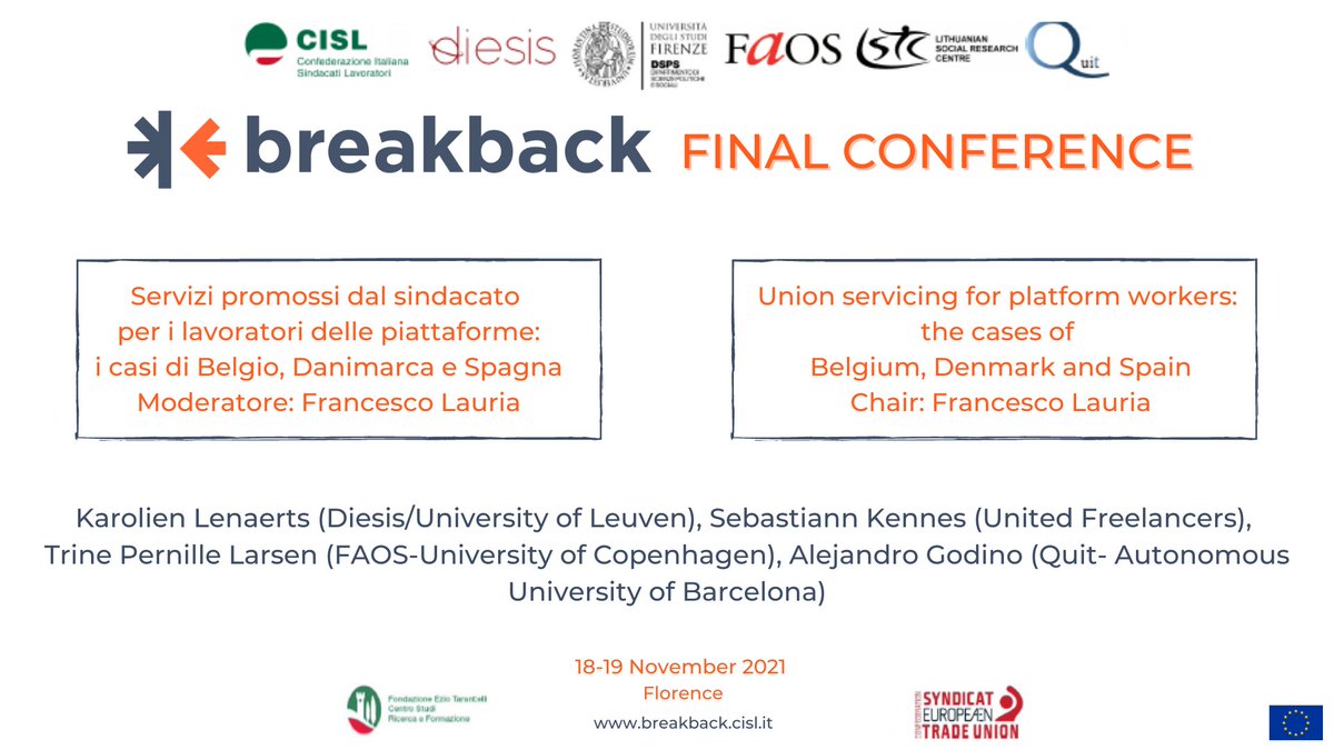 BreakBack European Project tweet media