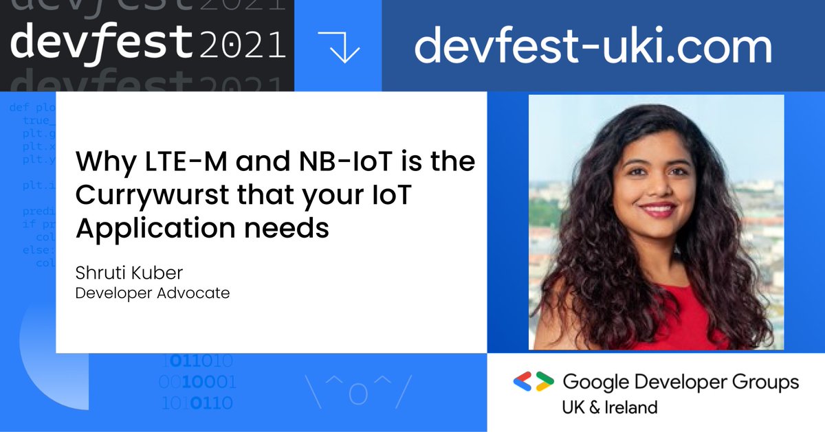 DevFest UK & Ireland ๐ฌ๐ง ๐ฎ๐ช (@devfest_uki) on Twitter photo ๐จ๏ธTALK HIGHLIGHT! "Why LTE-M and NB-IoT is the Currywurst that your IoT Application needs" by <a href="/kubera_speaking/">Shruti Kuber</a>
Join us for this Hybrid (in-person & virtual) event
๐
Saturday, January 29, 2022
๐๏ธ devfest-uki.com
๐ London
#devfestuki #hottech #iot #cellular ๐จ๏ธTALK HIGHLIGHT! "Why LTE-M and NB-IoT is the Currywurst that your IoT Application needs" by <a href="/kubera_speaking/">Shruti Kuber</a>
Join us for this Hybrid (in-person & virtual) event
๐
Saturday, January 29, 2022
๐๏ธ devfest-uki.com
๐ London
#devfestuki #hottech #iot #cellular