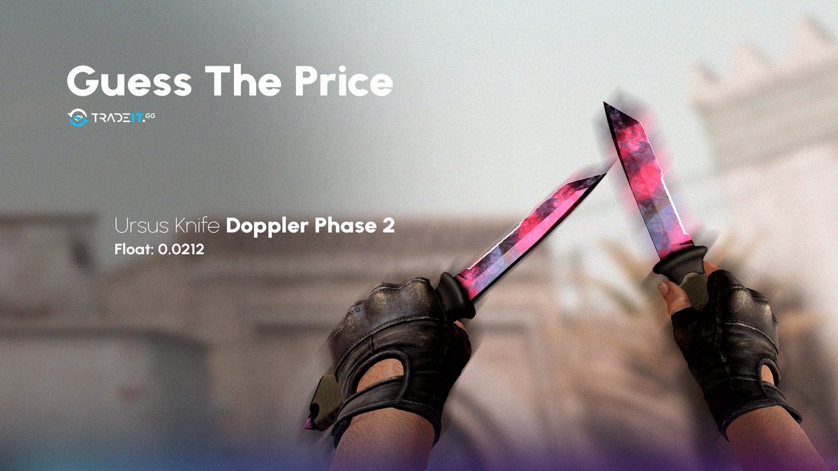 tradeit_gg's tweet photo. Guess the Price for the URSUS doppler ph2

Retweet 
Tag 2 friends
Follow us! https://t.co/8eYLjUUn35