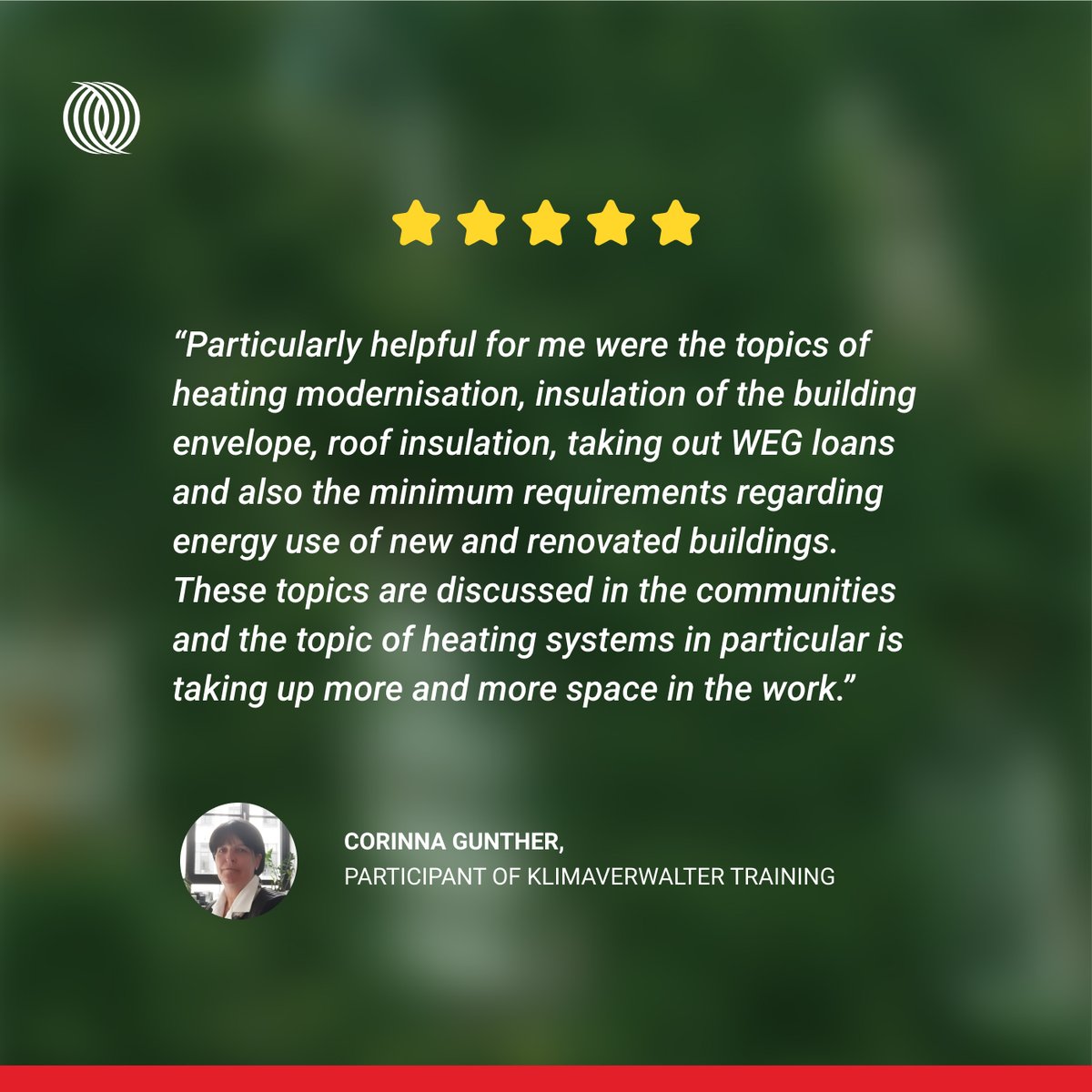 clima_euki's tweet photo. What do the trainees of the #training to #Climate Manager have to say about the course?

Please see below the statements of formal trainees from Germany. 

Looking for the feedback from the pilot training in Poland last week! 

Let´s make the #renovationwavehappen! https://t.co/Zcbwyrs8B8