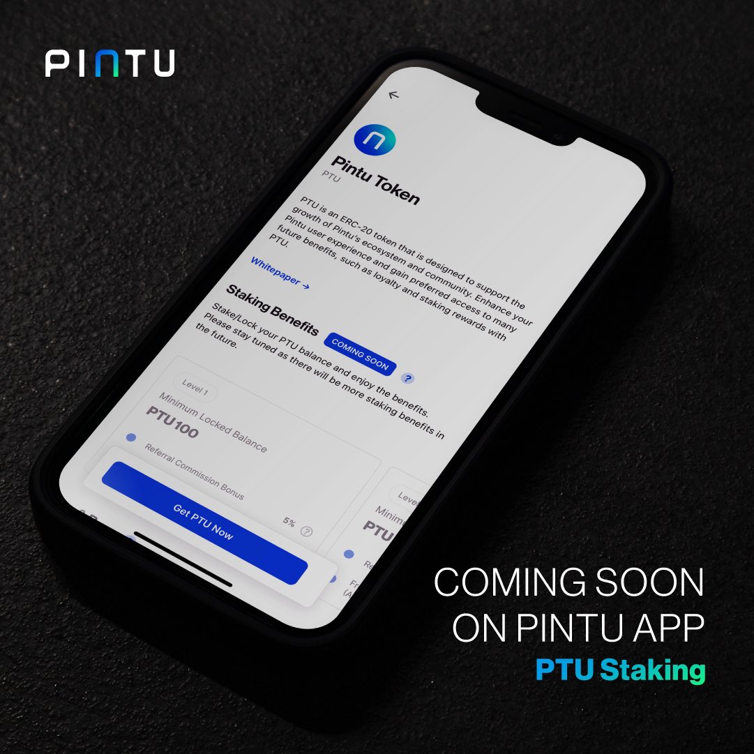 PTUtoken's tweet image. Coming soon!
PTU Staking on Pintu App🔥

#PTUStaking 

For more info click : pintu.co.id/blog/fitur-ptu…