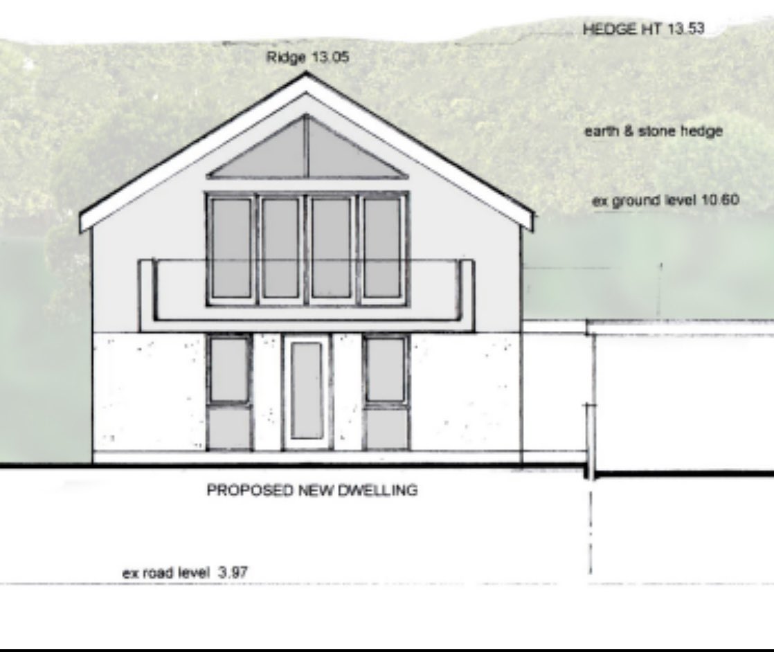 InfluencePlan's tweet image. Good way to end last week with a late Friday receipt of a planning permission for a detached infill dwelling in a creek village location. Simple contemporary design that reflected the maritime connection.